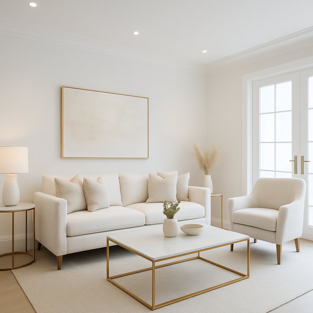 Rénovation séjour — après rénovation